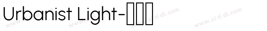 Urbanist Light字体转换 Urbanist Light字体转换